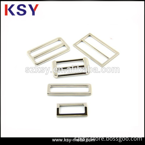 Rectangle ring metal belt buckle for handbags